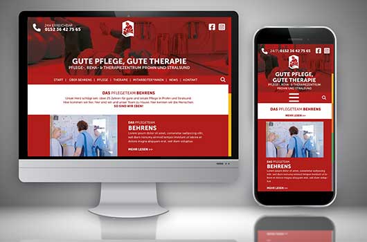 Auf dem Bild siehst du das Website Relaunch zum 25ten Jubiläum in der Desktop und mobilen Fassung.
